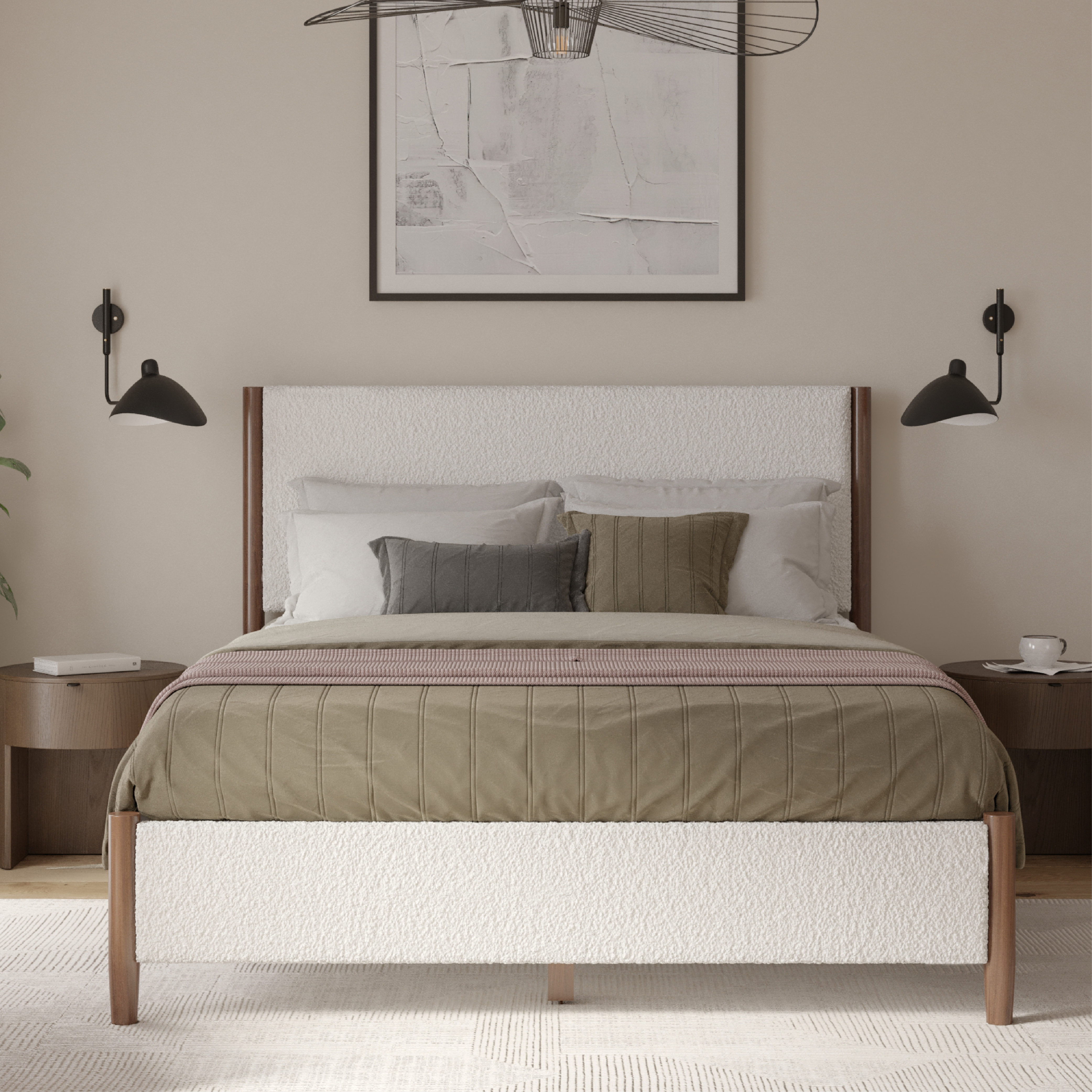 Callan Boucle Bed