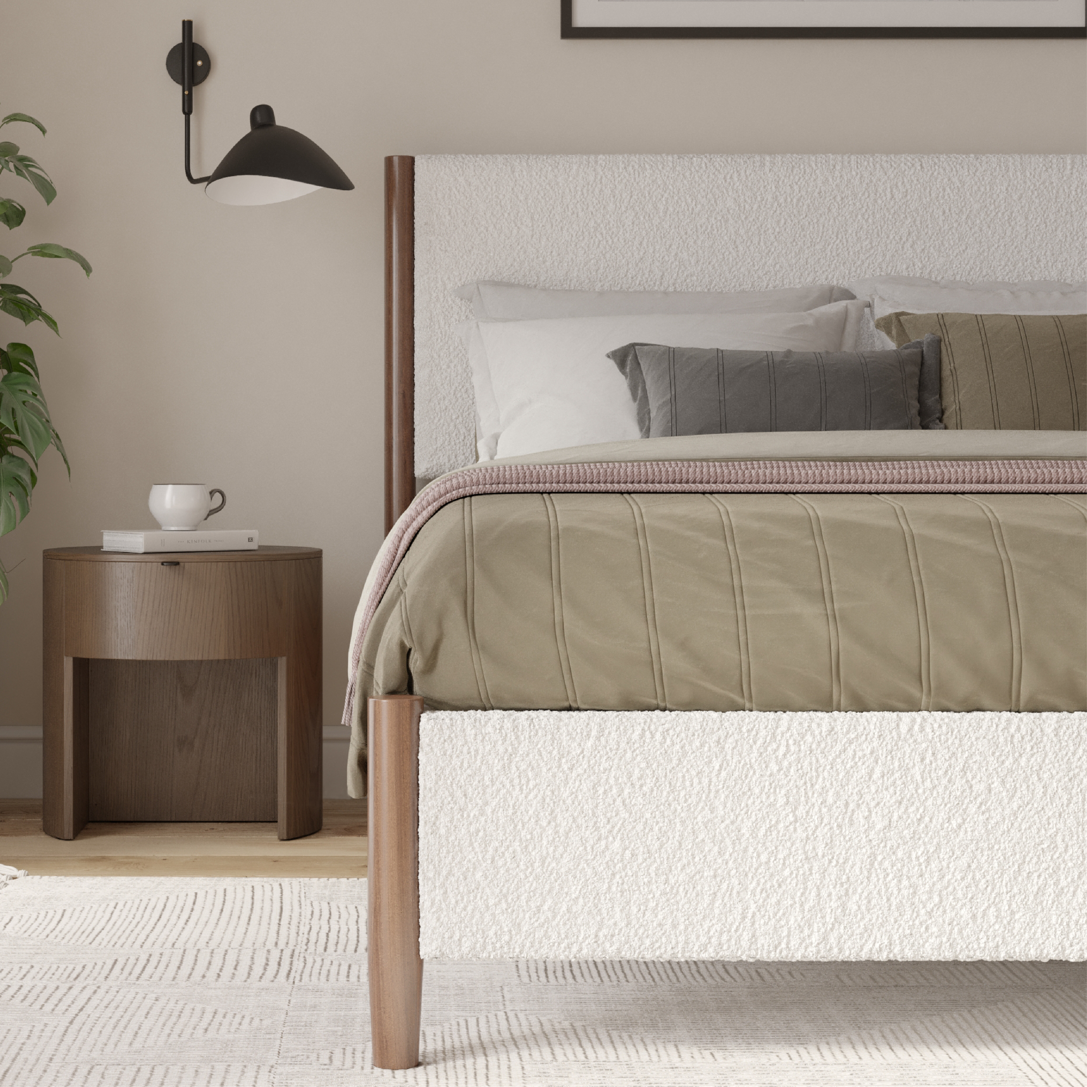 Callan Boucle Bed