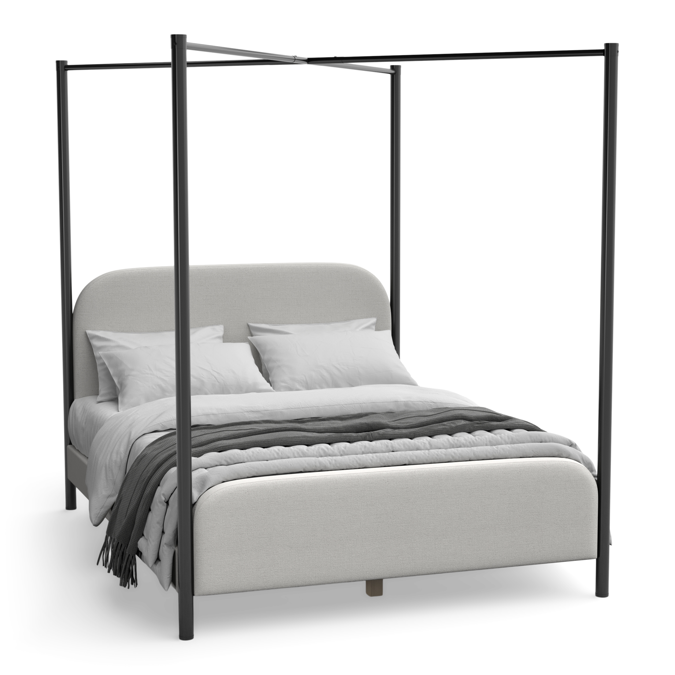 Isla Queen Metal Canopy Bed